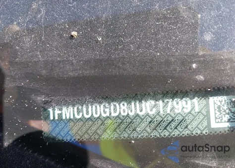 2018 Ford Escape Se from USA, damaged, VIN 1FMCU0GD8JUC17991